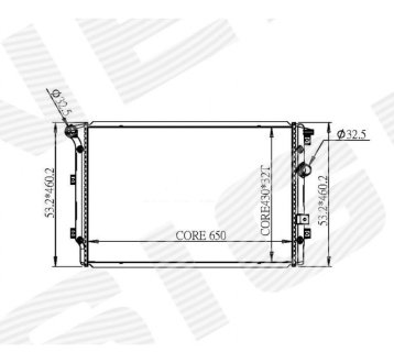 РАДИАТОР SIGNEDA RA65015Q