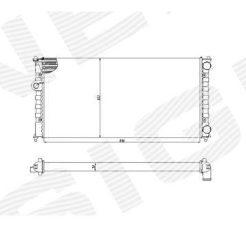 РАДИАТОР SIGNEDA RA65193A