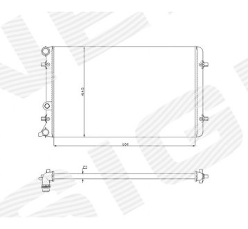 РАДИАТОР SIGNEDA RA65201Q