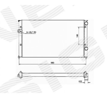 РАДИАТОР SIGNEDA RA65247A