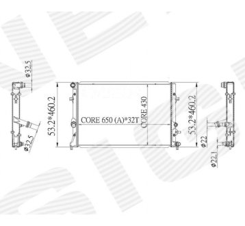 РАДИАТОР SIGNEDA RA65295Q