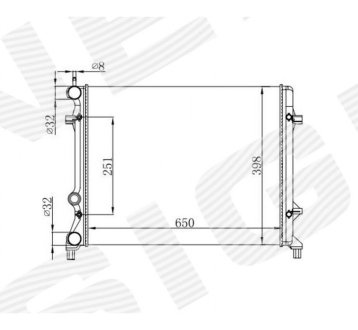 РАДИАТОР SIGNEDA RA65296Q