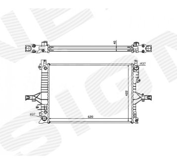 РАДИАТОР SIGNEDA RA65553Q