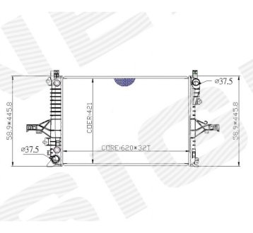 РАДИАТОР SIGNEDA RA65557Q