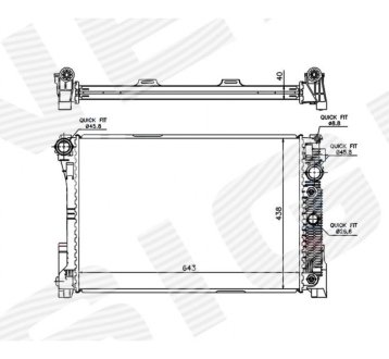 РАДИАТОР SIGNEDA RA67162Q