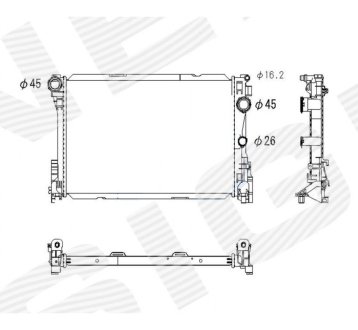 РАДИАТОР SIGNEDA RA67167