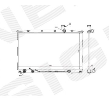 РАДИАТОР SIGNEDA RA67506Q (фото 1)