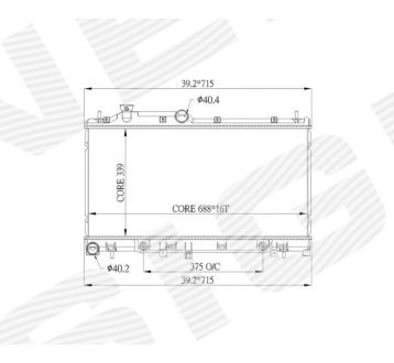 РАДИАТОР SIGNEDA RA67714Q