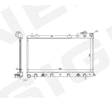 РАДИАТОР SIGNEDA RA67728