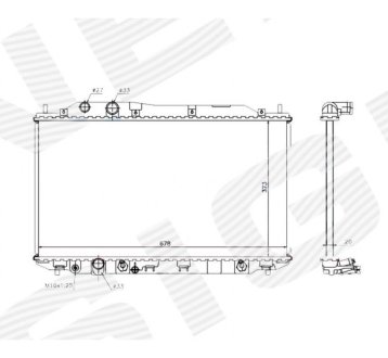 РАДИАТОР SIGNEDA RA68141Q