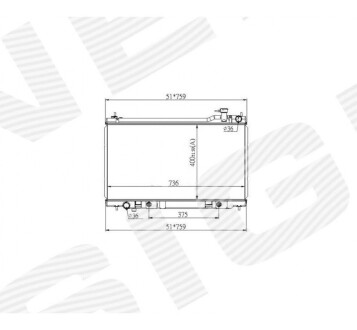 РАДИАТОР SIGNEDA RA68728Q