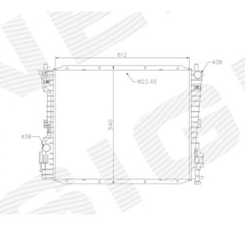 РАДИАТОР SIGNEDA RAFD37141A