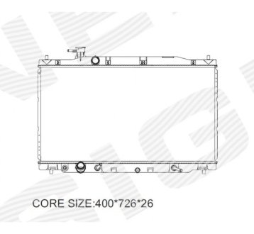 РАДИАТОР SIGNEDA RAH139Q (фото 1)