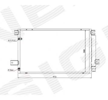 РАДИАТОР КОНДИЦИОНЕРА SIGNEDA RC940022