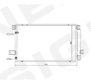 РАДИАТОР КОНДИЦИОНЕРА SIGNEDA RC940022K