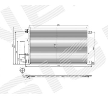 РАДИАТОР КОНДИЦИОНЕРА SIGNEDA RC940038 (фото 1)