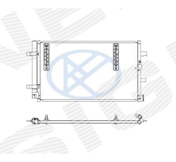 РАДИАТОР КОНДИЦИОНЕРА SIGNEDA RC940042Q