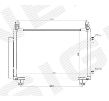 РАДИАТОР КОНДИЦИОНЕРА SIGNEDA RC940050