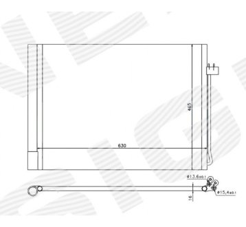 РАДИАТОР КОНДИЦИОНЕРА SIGNEDA RC940058