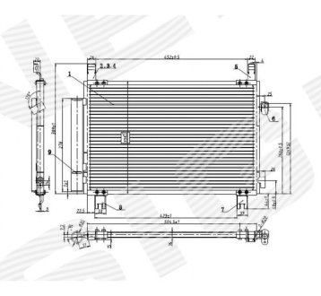 РАДИАТОР КОНДИЦИОНЕРА SIGNEDA RC940085