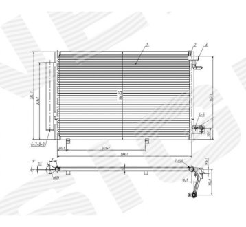 РАДИАТОР КОНДИЦИОНЕРА SIGNEDA RC940108