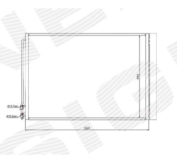 РАДИАТОР КОНДИЦИОНЕРА SIGNEDA RC940110