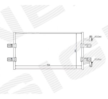 РАДИАТОР КОНДИЦИОНЕРА SIGNEDA RC940119