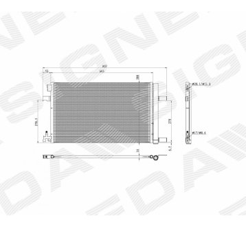 РАДИАТОР КОНДИЦИОНЕРА SIGNEDA RC940135