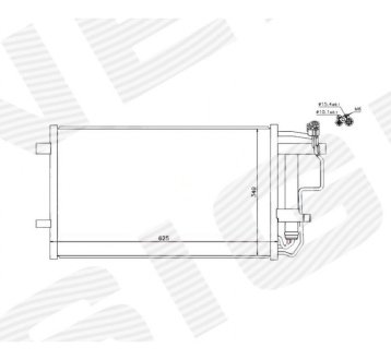 РАДИАТОР КОНДИЦИОНЕРА SIGNEDA RC940149