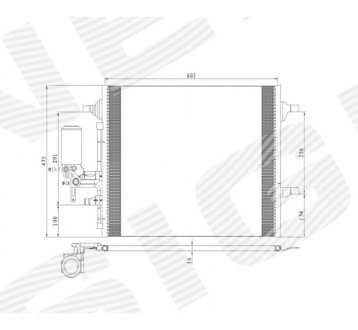 РАДИАТОР КОНДИЦИОНЕРА SIGNEDA RC940159