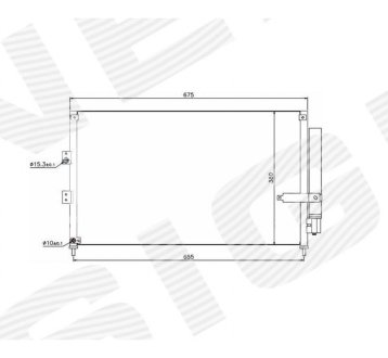 РАДИАТОР КОНДИЦИОНЕРА SIGNEDA RC940197