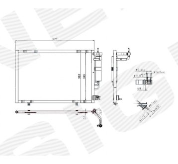 РАДИАТОР КОНДИЦИОНЕРА SIGNEDA RC940277