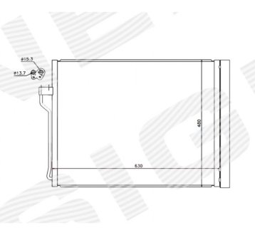 РАДИАТОР КОНДИЦИОНЕРА SIGNEDA RC940288