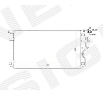 РАДИАТОР КОНДИЦИОНЕРА SIGNEDA RC940351