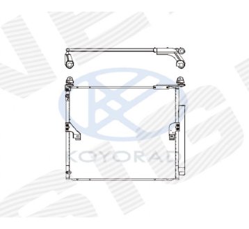 РАДИАТОР КОНДИЦИОНЕРА SIGNEDA RC940367