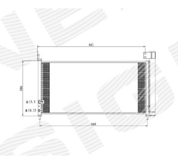 РАДИАТОР КОНДИЦИОНЕРА SIGNEDA RC940487