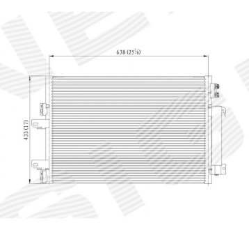 РАДИАТОР КОНДИЦИОНЕРА SIGNEDA RC940570