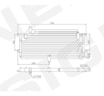 РАДИАТОР КОНДИЦИОНЕРА SIGNEDA RC94328