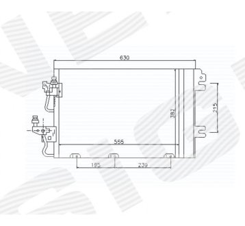 РАДИАТОР КОНДИЦИОНЕРА SIGNEDA RC94767