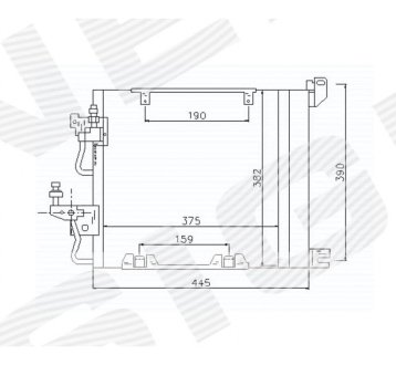 РАДИАТОР КОНДИЦИОНЕРА SIGNEDA RC94768