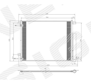 РАДИАТОР КОНДИЦИОНЕРА SIGNEDA RC94775