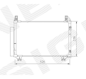 РАДИАТОР КОНДИЦИОНЕРА SIGNEDA RC94991