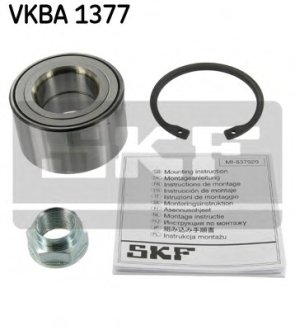 Підшипник маточини колеса, комплект SKF VKBA1377 (фото 1)