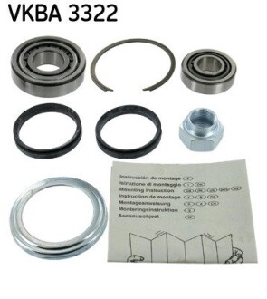 Підшипник маточини колеса, комплект SKF VKBA3322