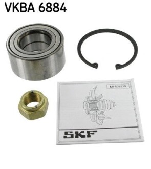 Подшипник передней ступицы (40x76x38) SKF VKBA 6884