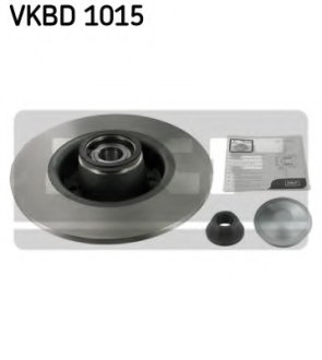 Диск гальмівний (комплект) SKF VKBD 1015 (фото 1)
