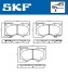 Комплект гальмівних колодок SKF VKBP 80135 A (фото 2)