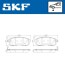 Колодки гальмівні дискові (комплект 4 шт) SKF VKBP 80197 A (фото 2)