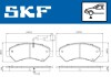 Колодки гальмівні дискові (комплект 4 шт) SKF VKBP 80210 E (фото 2)