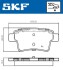 Колодки гальмівні дискові (комплект 4 шт) SKF VKBP 90088 (фото 2)